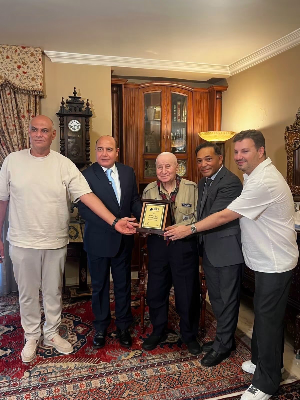تكريم الرئيس السابق للكشاف المسلم في لبنان القائد عمر سلطاني